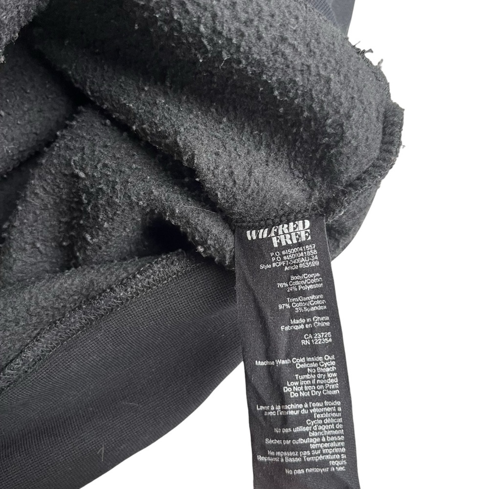 Aritzia Wilfred Free Women’s Mock Neck Sweatshirt “FREE” Graphic Oversiz… - Picture 10 of 14